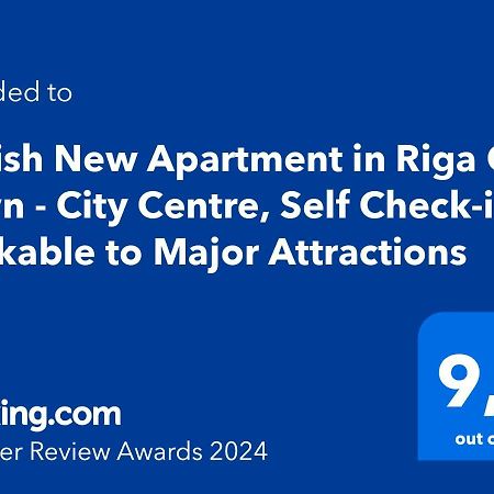 Stylish New Apartment In Riga Old Town - City Centre, Self Check-In, Walkable To Major Attractions Εξωτερικό φωτογραφία