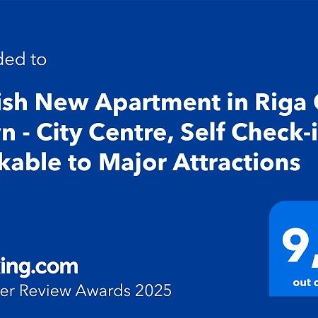 Stylish New Apartment In Riga Old Town - City Centre, Self Check-In, Walkable To Major Attractions Εξωτερικό φωτογραφία