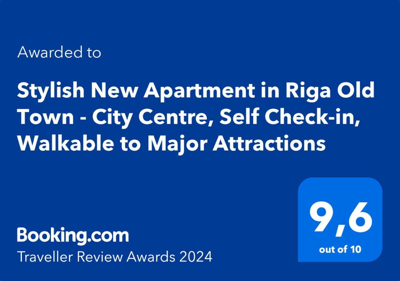 Stylish New Apartment In Riga Old Town - City Centre, Self Check-In, Walkable To Major Attractions Εξωτερικό φωτογραφία